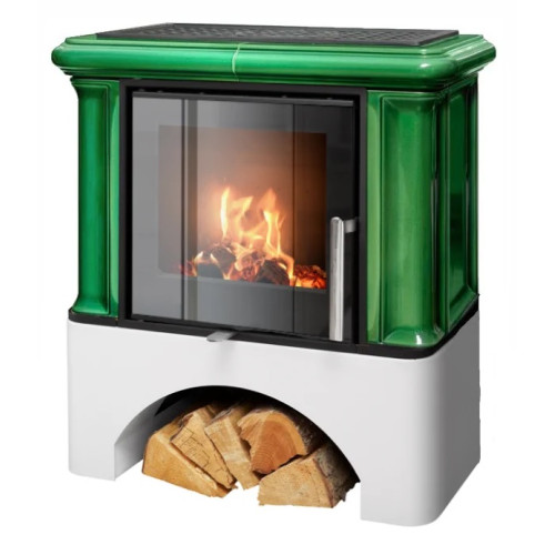 Kachlová kamna ABX Ikaria exklusive Zelená